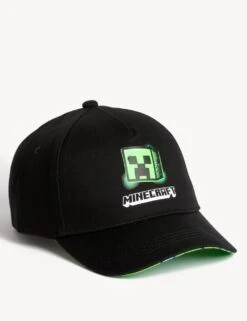 Kids' Pure Cotton Minecraft™ Baseball Cap (6-13 Yrs)