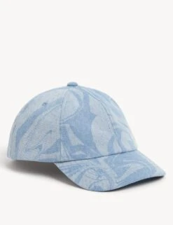 Kids' Denim Patterned Cap (1-13 Yrs)