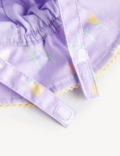 Kids' Pure Cotton Floral Sun Hat (0 - 12 Mths) -Marks And Spencer Shop SD 04 T72 4011D G0 X EC 2
