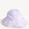 Kids' Pure Cotton Floral Sun Hat (0 - 12 Mths) -Marks And Spencer Shop SD 04 T72 4011D G0 X EC 90