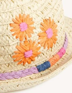 Kids' Daisy Sun Hat (12 Mths-13 Yrs) -Marks And Spencer Shop SD 04 T72 4027D ZZ X EC 2