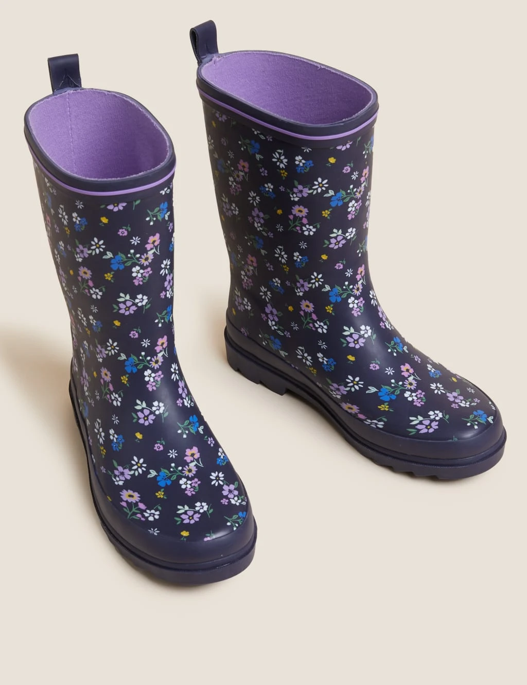 Kids' Floral Wellies (13 Small - 6 Large) 2 Kids' Floral Wellies (13 Small - 6 Large) - Image 2