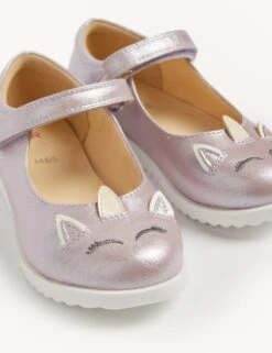 No Brand Kids’ Unicorn Riptape Mary Jane Shoes (4 Small - 2 Large) -Marks And Spencer Shop SD 04 T72 4380Y G0 X EC 1