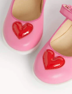 Kids’ Riptape Heart Mary Jane Shoes (4 Small - 2 Large) -Marks And Spencer Shop SD 04 T72 4389Y A0 X EC 2
