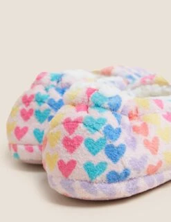 Kids' Heart Slippers (13 Small - 6 Large) -Marks And Spencer Shop SD 04 T72 8059G ZZ X EC 1
