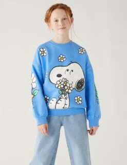 Cotton Rich Snoopy™ Sweatshirt (6-16 Yrs)