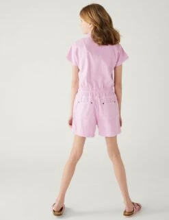 Denim Short Boilersuit (6-16 Yrs) -Marks And Spencer Shop SD 04 T74 1709M A0 X EC 2