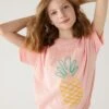Pure Cotton Pineapple T-Shirt (6-16 Yrs) -Marks And Spencer Shop SD 04 T74 2252E CJ X EC 0