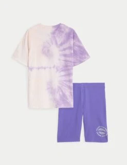 2pc Cotton Rich Tie Dye Top & Bottom Outfit (6-16 Yrs)