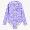 Retro Print Long Sleeve Swimsuit (6-16 Yrs) -Marks And Spencer Shop SD 04 T74 9603P D0 X EC 90