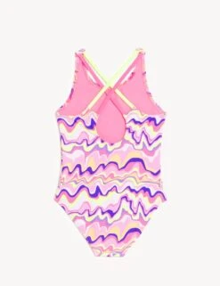 Marble Print Swimsuit (6-16 Yrs) -Marks And Spencer Shop SD 04 T74 9606P ZZ X EC 7