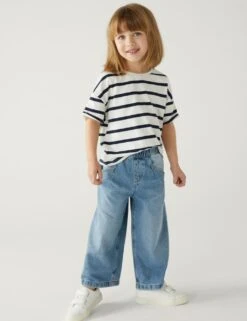 Wide Leg Denim Jeans (2-8 Yrs)