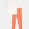 2pc Cotton Blend Spotted Top & Bottom Outfit (2-8 Yrs) -Marks And Spencer Shop SD 04 T77 3738E C8 X EC 90