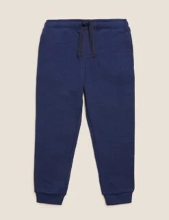 Cotton Rich Plain Joggers (2-7 Yrs)