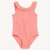 Frill Textured Swimsuit (2-8 Yrs) -Marks And Spencer Shop SD 04 T77 6173U CJ X EC 90