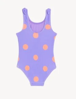 Polka Dot Swimsuit (2-8 Yrs) -Marks And Spencer Shop SD 04 T77 6176U D4 X EC 7