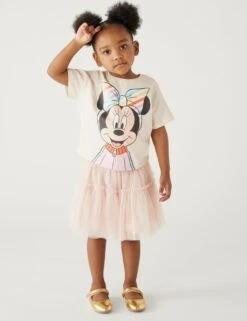 Pure Cotton Minnie Mouse™ T-Shirt (2-8 Yrs)