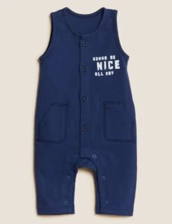 2pc Cotton Rich Slogan Outfit (0-3 Yrs) 8 2pc Cotton Rich Slogan Outfit (0-3 Yrs) -Marks And Spencer Shop SD 04 T78 4984D F0 X EC 2