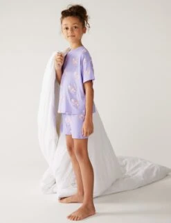 2pk Pure Cotton Marble & Dog Short Pyjama Sets (6-16 Yrs) 8 2pk Pure Cotton Marble & Dog Short Pyjama Sets (6-16 Yrs) -Marks And Spencer Shop SD 04 T86 2021M A0 X EC 1