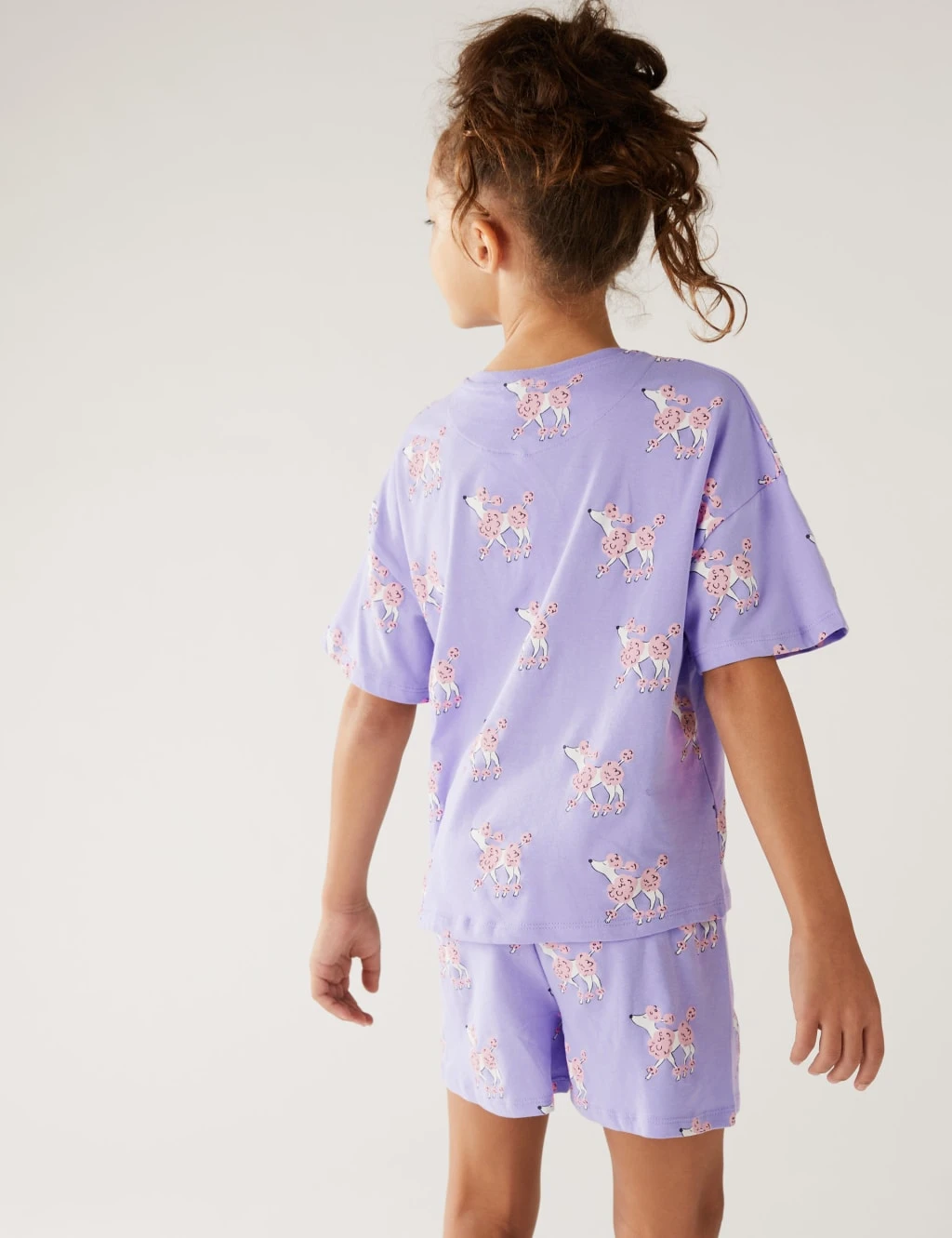 2pk Pure Cotton Marble & Dog Short Pyjama Sets (6-16 Yrs) 5 2pk Pure Cotton Marble & Dog Short Pyjama Sets (6-16 Yrs) - Image 5