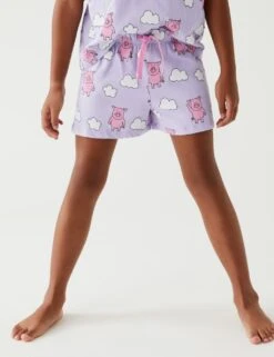 Pure Cotton Percy Pig™ Short Pyjama Set (2-16 Yrs) -Marks And Spencer Shop SD 04 T86 2034C G0 X EC 2