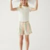 Cotton Rich Striped Short Pyjama Set (6-16 Yrs) -Marks And Spencer Shop SD 04 T86 2046M Y8 X EC 0