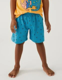 2pk Pure Cotton Dinosaur Short Pyjama Sets (1-8 Yrs) 7 2pk Pure Cotton Dinosaur Short Pyjama Sets (1-8 Yrs) -Marks And Spencer Shop SD 04 T86 3789Q F4 X EC 2