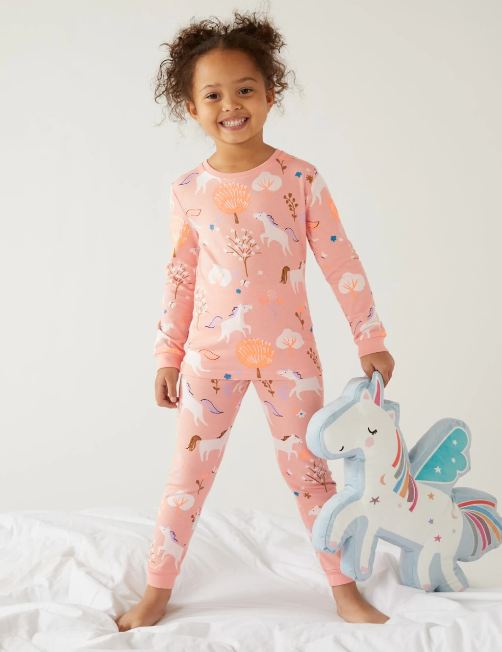 Cotton Rich Horse Print Pyjamas (1-8 Yrs) 1 Cotton Rich Horse Print Pyjamas (1-8 Yrs)