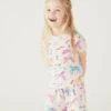 Cotton Rich Unicorn Short Pyjama Set (1-8 Yrs) -Marks And Spencer Shop SD 04 T86 4034E Y8 X EC 0