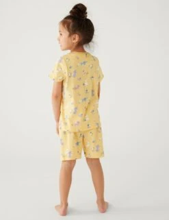3pk Pure Cotton Patterned Short Pyjama Sets (1-8 Yrs) -Marks And Spencer Shop SD 04 T86 4077S R4 X EC 1