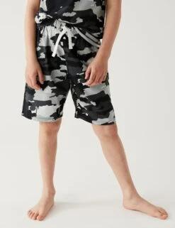 2pk Cotton Rich Camouflage Short Pyjama Set (6-16 Yrs) 7 2pk Cotton Rich Camouflage Short Pyjama Set (6-16 Yrs) -Marks And Spencer Shop SD 04 T86 5253T Y4 X EC 2