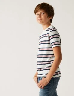 3pk Cotton Rich Assorted T-Shirts (6-16 Yrs) -Marks And Spencer Shop SD 04 T87 2221I ZZ X EC 2