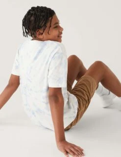 Pure Cotton Tie Dye Anime T-Shirt (6-16 Yrs) -Marks And Spencer Shop SD 04 T87 2317M JA X EC 2