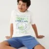 Pure Cotton Basketball T-Shirt (6-16 Yrs)