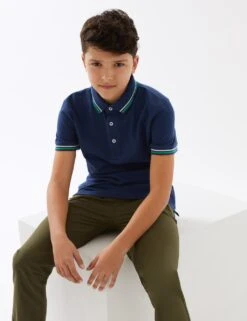 Pure Cotton Polo Shirt (6-16 Yrs)