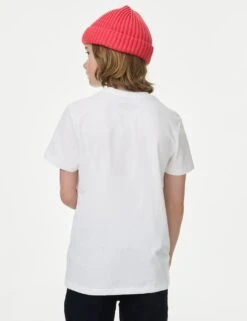 Pure Cotton Plain T-Shirt (6-16 Yrs) -Marks And Spencer Shop SD 04 T87 4207B Z0 X EC 2