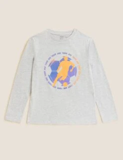 Cotton Rich Football Top (6-16 Yrs) -Marks And Spencer Shop SD 04 T87 4237B UT X EC 90