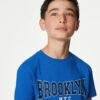 Pure Cotton Brooklyn T-Shirt (6-16 Yrs) -Marks And Spencer Shop SD 04 T87 4313B E5 X EC 0