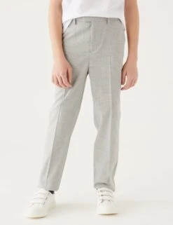 Checked Suit Trousers (6-16 Yrs) 8 Checked Suit Trousers (6-16 Yrs) -Marks And Spencer Shop SD 04 T87 5222G T1 X EC 1