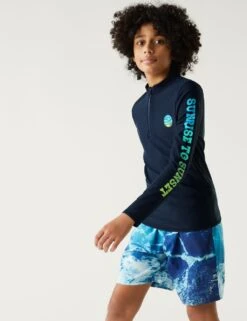 Slogan Long Sleeve Rash Vest (6-16 Yrs)
