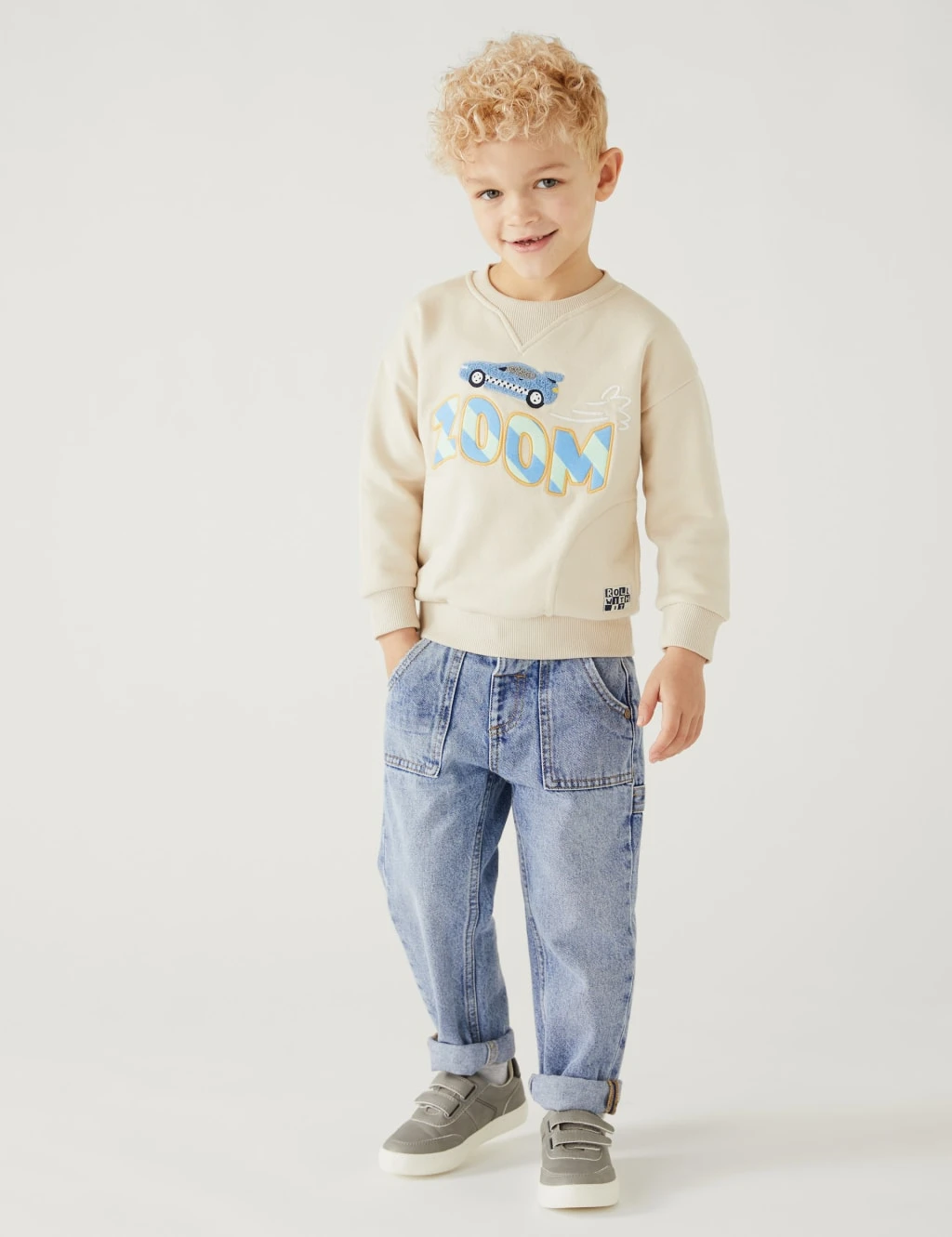 Pure Cotton Denim Jeans (2-8 Yrs) 1 Pure Cotton Denim Jeans (2-8 Yrs)
