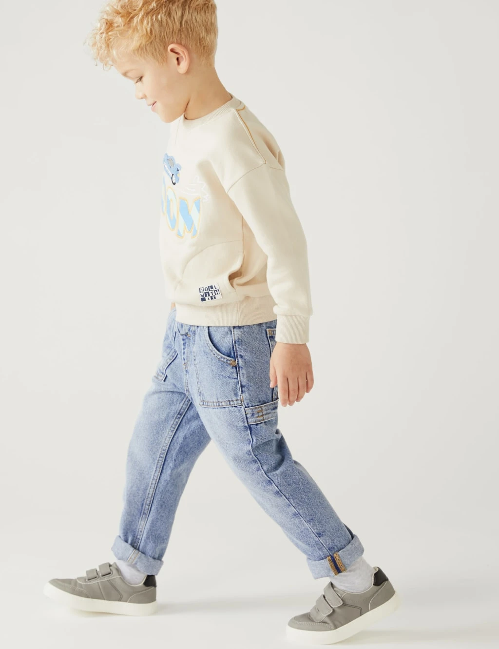 Pure Cotton Denim Jeans (2-8 Yrs) 3 Pure Cotton Denim Jeans (2-8 Yrs) - Image 3