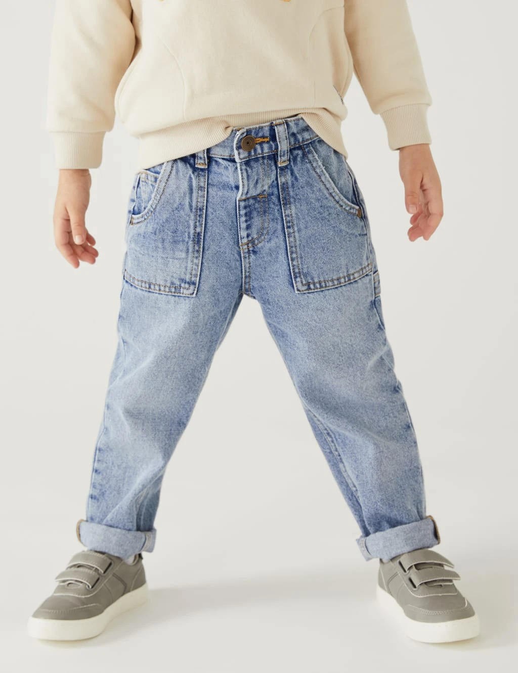 Pure Cotton Denim Jeans (2-8 Yrs) 5 Pure Cotton Denim Jeans (2-8 Yrs) - Image 5