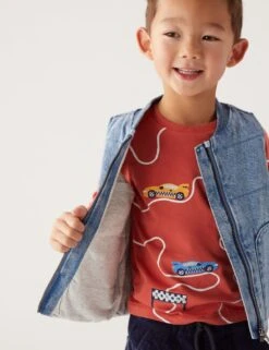 Denim Padded Gilet (2-8 Yrs) -Marks And Spencer Shop SD 04 T88 2300I HP X EC 2