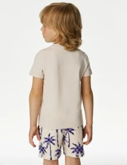 Pure Cotton Palm Tree T-shirt (2-8 Yrs) -Marks And Spencer Shop SD 04 T88 4247B K0 X EC 2