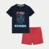 2pc Pure Cotton Gamer Outfit (2-8 Yrs) -Marks And Spencer Shop SD 04 T88 4261E ZZ X EC 90