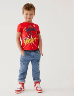 Pure Cotton Spider-Man™ Top (2-8 Yrs)