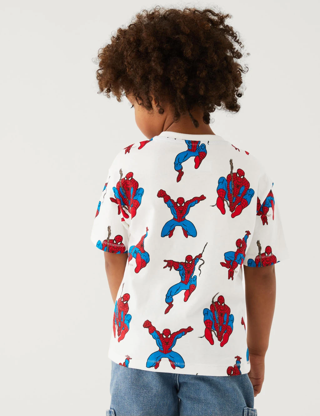 2pk Cotton Rich Spider-Man™ T-Shirts (2-8 Yrs) 3 2pk Cotton Rich Spider-Man™ T-Shirts (2-8 Yrs) - Image 3