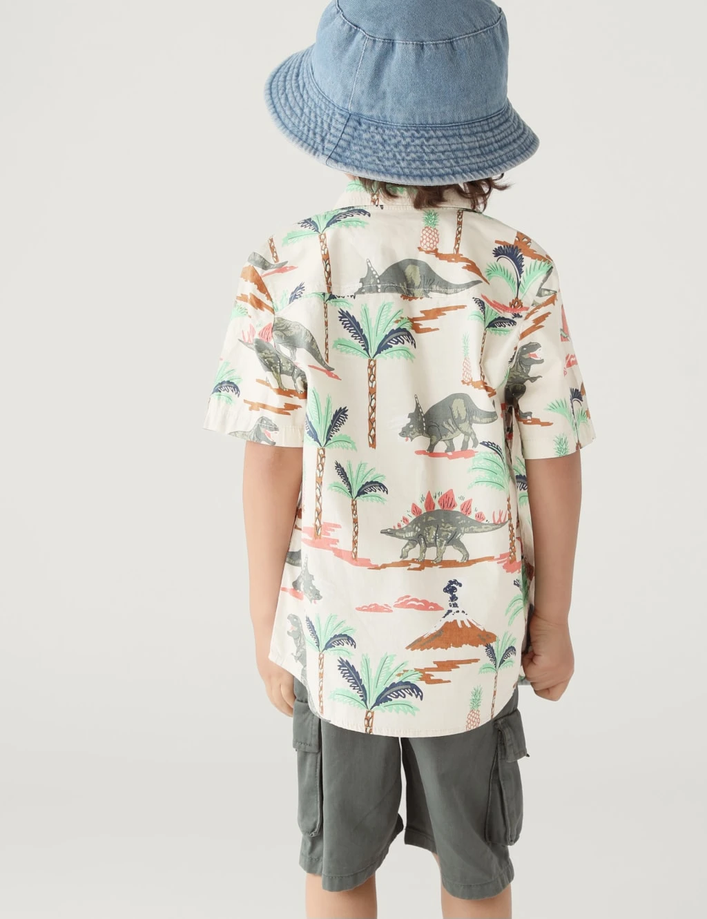 2pc Pure Cotton Dinosaur Shirt And T-Shirt (2-7 Yrs) 5 2pc Pure Cotton Dinosaur Shirt And T-Shirt (2-7 Yrs) - Image 5