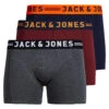 Jack & Jones Junior 3 Pack Cotton Rich Trunks (8-16 Yrs)